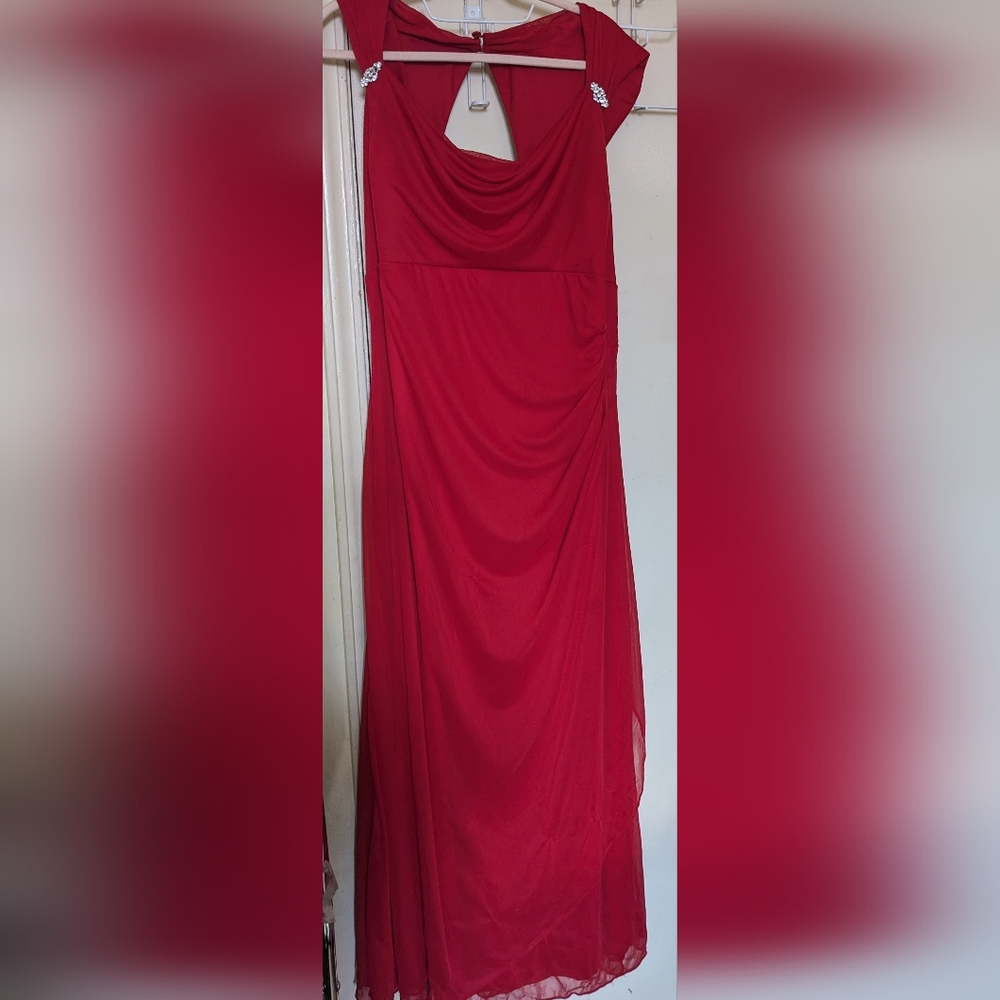 Scarlett Brand Red Bridesmaid Dress